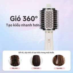 Thumbnail Lược điện chải tóc ENZO 6214 thương hiệu italia , lược điện 4IN1 sấy uốn duỗi  BẢO HÀNH 5 NĂM 4