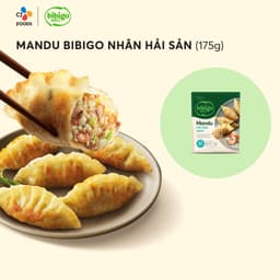 Thumbnail Bánh xếp Mandu Hàn Quốc Bibigo nhân Thịt & Hải Sản & Thịt bắp 175g 1