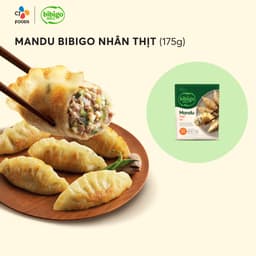Thumbnail Bánh xếp Mandu Hàn Quốc Bibigo nhân Thịt & Hải Sản & Thịt bắp 175g 2