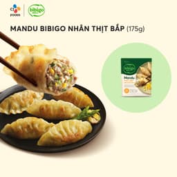Thumbnail Bánh xếp Mandu Hàn Quốc Bibigo nhân Thịt & Hải Sản & Thịt bắp 175g 3