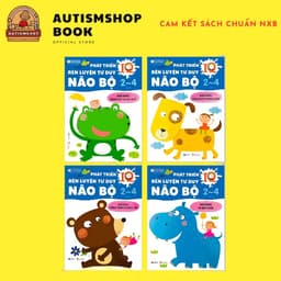 Thumbnail Sách - Phát triển IQ rèn luyện tư duy não bộ cho bé 2 đến 4 tuổi - 4 chủ đề (Vizibook) 1