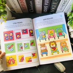 Thumbnail Sách - Phát triển IQ rèn luyện tư duy não bộ cho bé 2 đến 4 tuổi - 4 chủ đề (Vizibook) 4