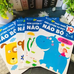 Thumbnail Sách - Phát triển IQ rèn luyện tư duy não bộ cho bé 2 đến 4 tuổi - 4 chủ đề (Vizibook) 3
