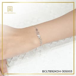 Thumbnail Lắc tay bạc 925 Bảo Tín Mạnh Hải hồ điệp khảm đá CZ cao cấp BCLTB92KDH-305003 2
