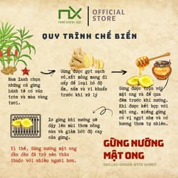 Thumbnail Nam Xanh Gừng Nướng Mật Ong Ginger Honey 80g(110g) 2