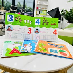 Thumbnail Sách - Tự Xóa Thông Minh - Bộ 4 Cuốn - Bé Học Chữ Số, Chữ Cái, Nét Bút Đầu Tiên, Hình Khối Và Màu Sắc (Tặng Kèm 2 Bút) 3
