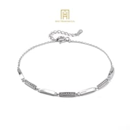 Thumbnail Lắc tay bạc 925 Bảo Tín Mạnh Hải thiết kế theo phong cách Minimalism BCLTB92KDH-409004 3