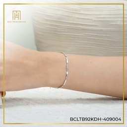 Thumbnail Lắc tay bạc 925 Bảo Tín Mạnh Hải thiết kế theo phong cách Minimalism BCLTB92KDH-409004 1