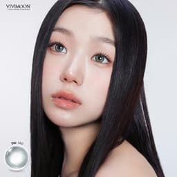Thumbnail Kính áp tròng VIVIMOON LENS 1 ngày màu xanh lá ánh xám bạc Jade Green (Giá 01 chiếc) 1