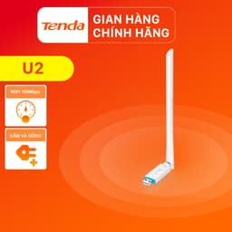 Thumbnail Bộ Chuyển Đổi USB WiFi Tenda U2 chuẩn N tốc độ 150Mbps - Hàng Chính Hãng 1