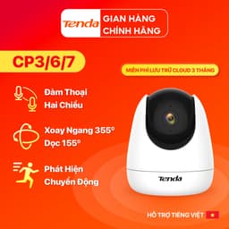 Thumbnail Camera Wifi Tenda Trong Nhà CP3/RP3/RP7 FHD 1080P/2MP/3MP/5MP/2K Quay Quét 360°, Đàm Thoại 2 Chiều 1