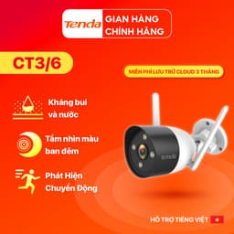 Thumbnail Camera WiFi Ngoài Trời Tenda CT3/ CT6 Độ Phân Giải Full HD 1080P/2MP/3MP/2K Đàm Thoại 2 Chiều 1