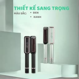 Thumbnail Lược điện ENZO 4113 duỗi tóc thẳng ion âm bảo vệ tóc suôn mượt-tạo kiểu chuyên nghiệp BH 5 NĂM 3