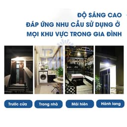 Thumbnail Đèn Ốp Trần Năng Lượng Mặt Trời TP SOLAR 3 Màu Ánh Sáng, Chíp LED 5054 Cao Cấp, Chống Nước IP68 - Bảo Hành 3 Năm 4