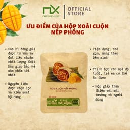 Thumbnail Nam Xanh Xoài Cuộn Nếp Phồng túi 40g 3