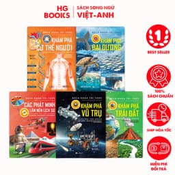 Thumbnail Sách Bách Khoa Tri Thức cho trẻ em bản song ngữ, Sách thiếu nhi khám phá thế giới và học Tiếng Anh 1