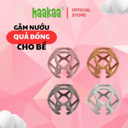 Thumbnail Gặm nướu silicone hình quả bóng Haakaa, Nhiều màu sắc, hỗ trợ bé quá trình mọc răng 1