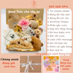 Thumbnail Set quà túi chườm ấm bụng ngày dâu Puha 400ml  Capybara phiên bản quà tặng bạn gái ý nghĩa 4