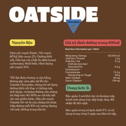 Thumbnail Sữa yến mạch OATSIDE Chocolate vị Sô-cô-la lốc 200ml x 3 - Không lactose, Đậm vị, Làm từ Cacao thật 2