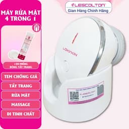 Thumbnail Máy đẩy tinh chất nâng cơ, máy rửa mặt - massage mặt 4in1 Lescolton vô cùng tiện lợi thế hệ 2025 - BẢO HÀNH 1 NĂM 1