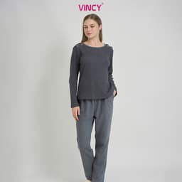 Thumbnail BỘ PHỐI QUẦN NỈ VỚI ÁO THUN DÀI TAY CO GIÃN TỐT CHO THU ĐÔNG BTD112S11 3