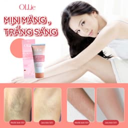 Thumbnail Combo 2 Kem tẩy lông OLLIE , tẩy lông vùng kín, nách, tay, chân 70g 4