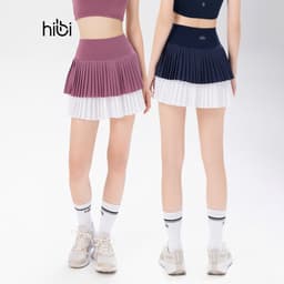 Thumbnail Váy Tập Pickleball Hibi Sports SK003, Kiểu Xếp Ly 2 Tầng, Chất Vải Xi Fabric Cao Cấp 1