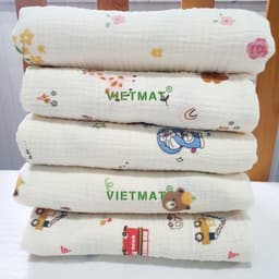 Thumbnail Chăn đắp trẻ em vải muslin 100% cotton TILO mềm mịn ấm áp 1
