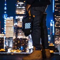 Thumbnail Túi đeo chéo nam nữ Divoom Pixoo Slingbag hiển thị màn hình Led, tích hợp app Divoom, chống thấm nước 4