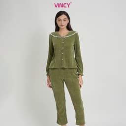 Thumbnail BỘ THUN DÀI TAY CÓ PHỐI REN CỔ CHO THU ĐÔNG BTD165W11 4