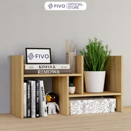 Thumbnail Kệ Sách Gỗ Mini Để Bàn Làm Việc FB24 FIVO, Lắp Ráp Đơn Giản, Với 8 Kiểu Dáng Điều Chỉnh 1