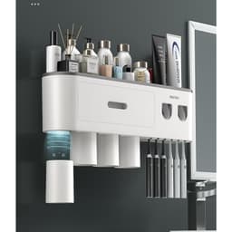 Thumbnail Bộ 2 Nhả Kem Đánh Răng Tự Động OENON nhựa ABS - Kèm Cốc Và Miếng Dán Tường 3