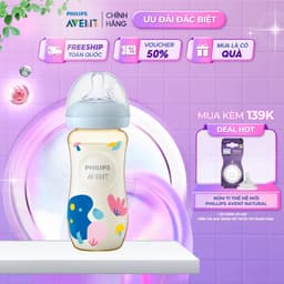 Thumbnail Bình Sữa Philips Avent Cho Bé Sơ Sinh, Bình Sữa Mô Phỏng Tự Nhiên PPSU Chống Đầy Hơi Sặc Sữa 1