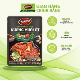 Thumbnail Combo 3 Gói Gia Vị Nướng Muối Ớt Barona 80g ướp ngon chuẩn vị không cần nêm nếm 2