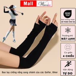 Thumbnail Combo găng tay chống nắng nam nữ WANNABE bao tay chống tia UV bảo vệ chuyên sâu toàn cánh tay VD010 3