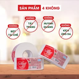 Thumbnail Combo 5 giấy vệ sinh công nghiệp cuộn lớn Silkwell 700gr 2 lớp mềm mịn, thấm hút tốt, hàng chính hãng 2
