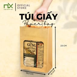 Thumbnail Túi Nam Xanh Túi Giấy, Có Quai Đựng Quà Tặng Sang Trọng Thân Thiện Môi Trường 3