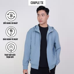 Thumbnail Áo Khoác Chống Nắng Nam Couple TX Thun 2 Da Dây Kéo 2 Đầu MOK 1059 2