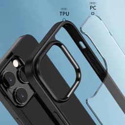 Thumbnail Ốp Chính Hãng BIG - Likgus Lưng Trong Suốt Viền Màu Chống Sốc, Viền Camera Kim Loại Dành Cho IP 16 15 14 13 12 1