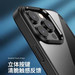 Thumbnail Ốp Chính Hãng BIG - Likgus Lưng Trong Suốt Viền Màu Chống Sốc, Viền Camera Kim Loại Dành Cho IP 16 15 14 13 12 3