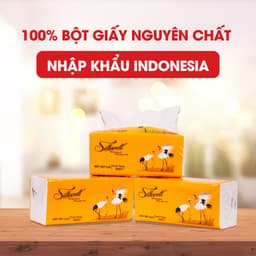 Thumbnail Giấy ăn rút lụa Silkwell Sếu Cao cấp 200 tờ 3 lớp chính hãng siêu mềm mịn không tẩy trắng 1