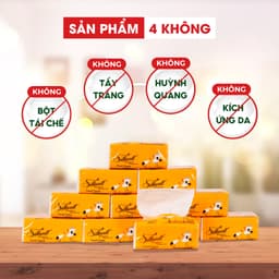 Thumbnail Bịch 10 gói giấy rút lụa Sếu 100 tờ 3 lớp Silkwell cao cấp dai mềm mịn + không bụi giấy 2