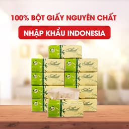 Thumbnail Thùng 9 gói giấy ăn gấu trúc khổ lớn Silkwell 100% bột tre nhập khẩu cao cấp tiện lợi 2