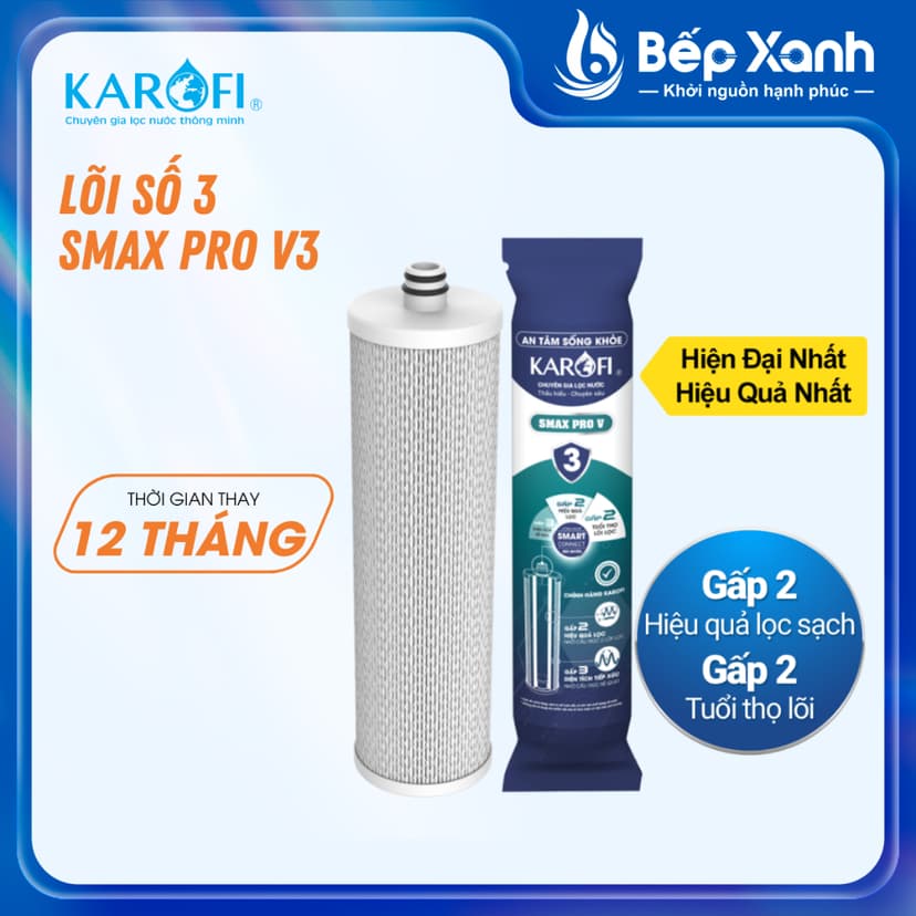 Ảnh Combo 3 Lõi 123 Smax Pro V Karofi Smart Model KAQ-D58, KAD-L56, KAD-D66S, KAD-D528, KAE-S85, KAD-N69 3