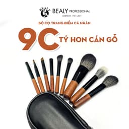 Thumbnail BỘ CỌ TRANG ĐIỂM COSMETIC TÍ HON CÁN GỖ 9C 1