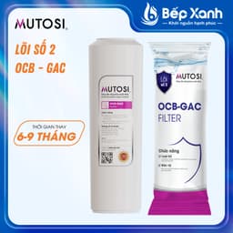 Thumbnail Bộ lõi lọc nước 123 MUTOSI - Bộ 3 lõi lọc thô chính hãng 2