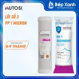 Thumbnail Bộ lõi lọc nước 123 MUTOSI - Bộ 3 lõi lọc thô chính hãng 3