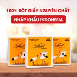 Thumbnail Giấy ăn 1kg Silkwell Sếu HÀNG CAO CẤP khổ 240mm Chính hãng siêu dai thấm hút tốt 1