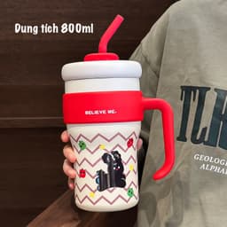 Thumbnail Ly giữ nhiệt BELIEVE ME LEVIKA dung tích 800ML, chất liệu inox sus 316, chống rò rỉ 1