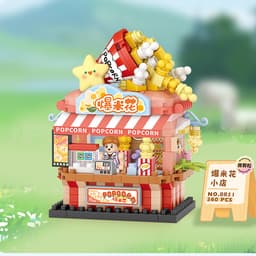 Thumbnail Bộ lắp ráp mô hình nhà mini nhiều mẫu, đồ chơi sáng tạo LOZ 3